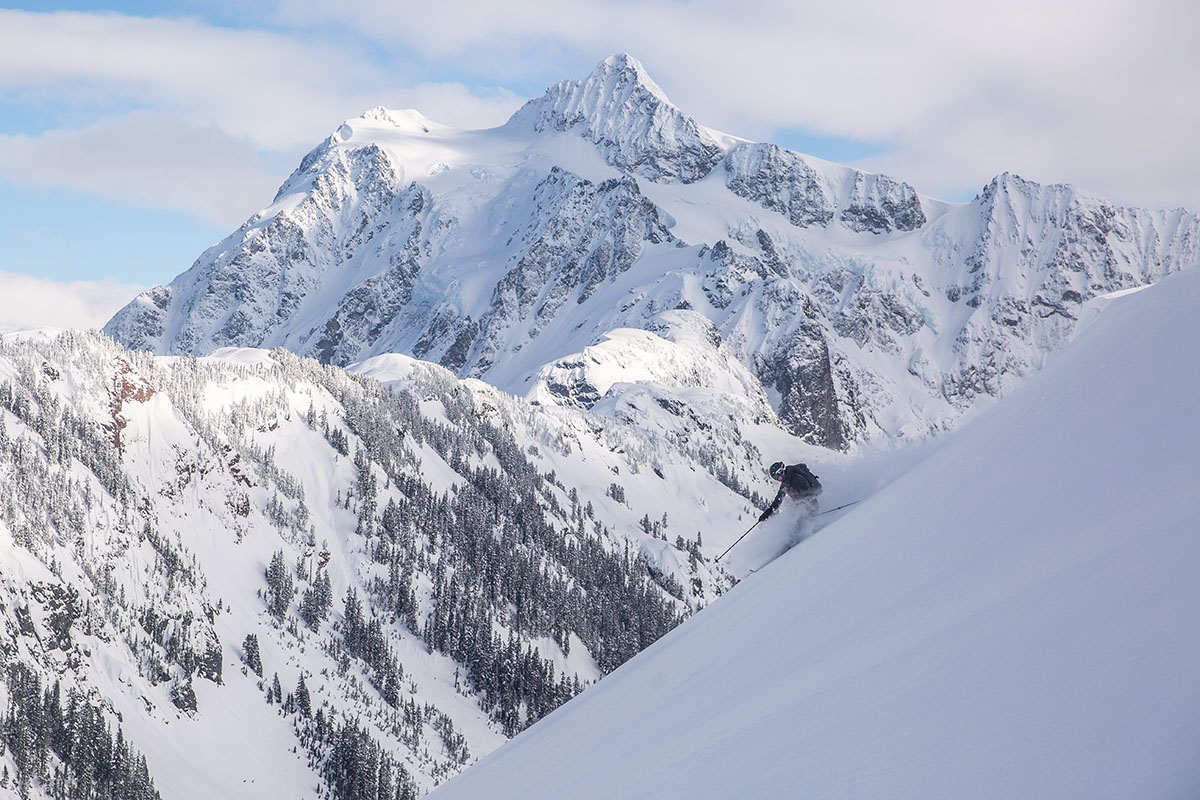 Ski jacket (big mountain backdrop)