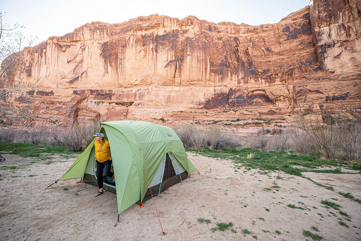 REI Member Moment Sale (REI Wonderland 4 camping tent in Utah)