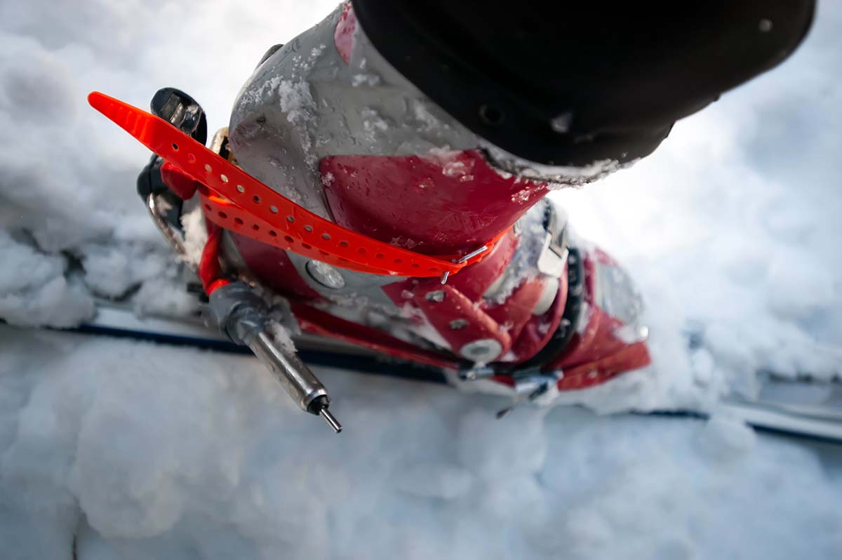 Ski strap ski boot repair