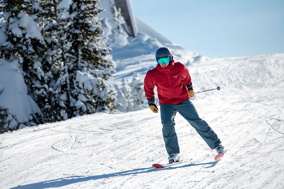 Ski jacket types (resort skiing)