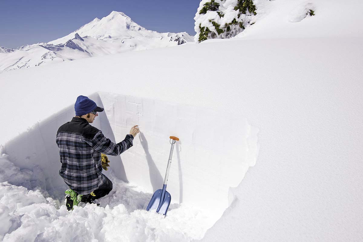 Winter Camping Checklist (in snow pit)