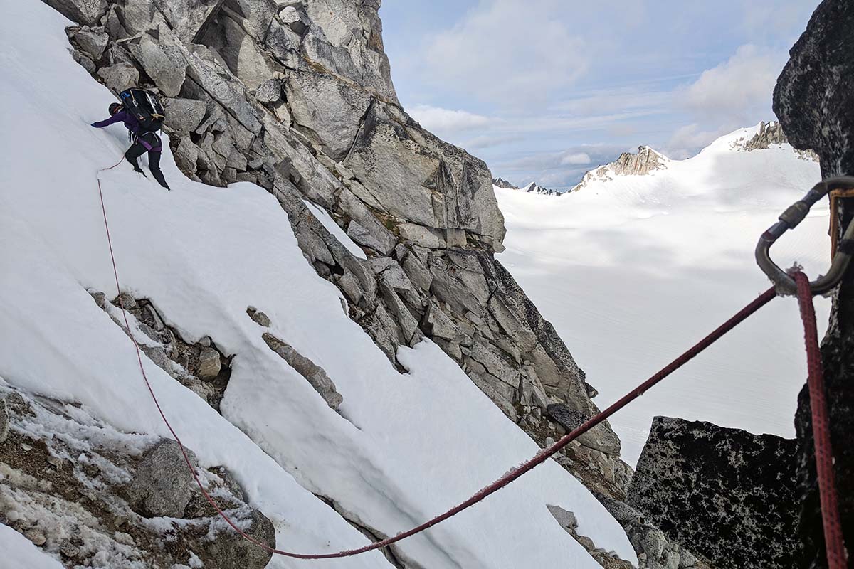 Alaska Range (downclimbing snow)