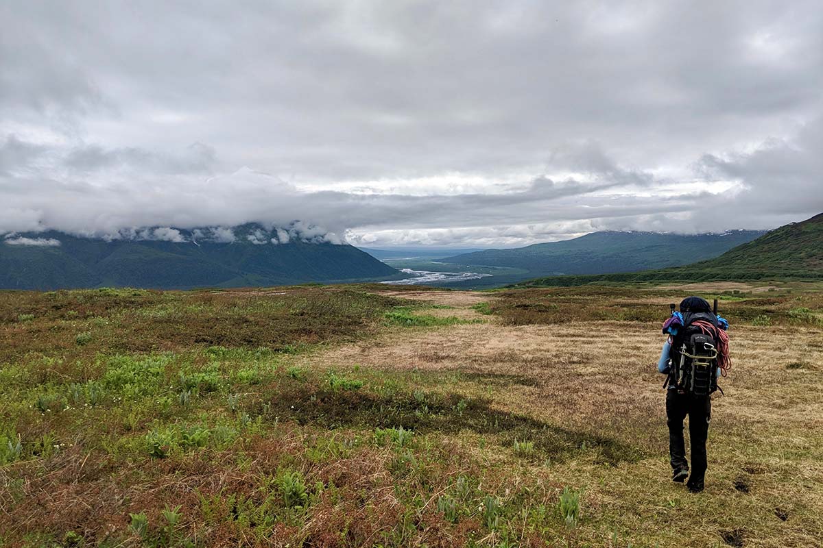 Alaska Range (nearing river)