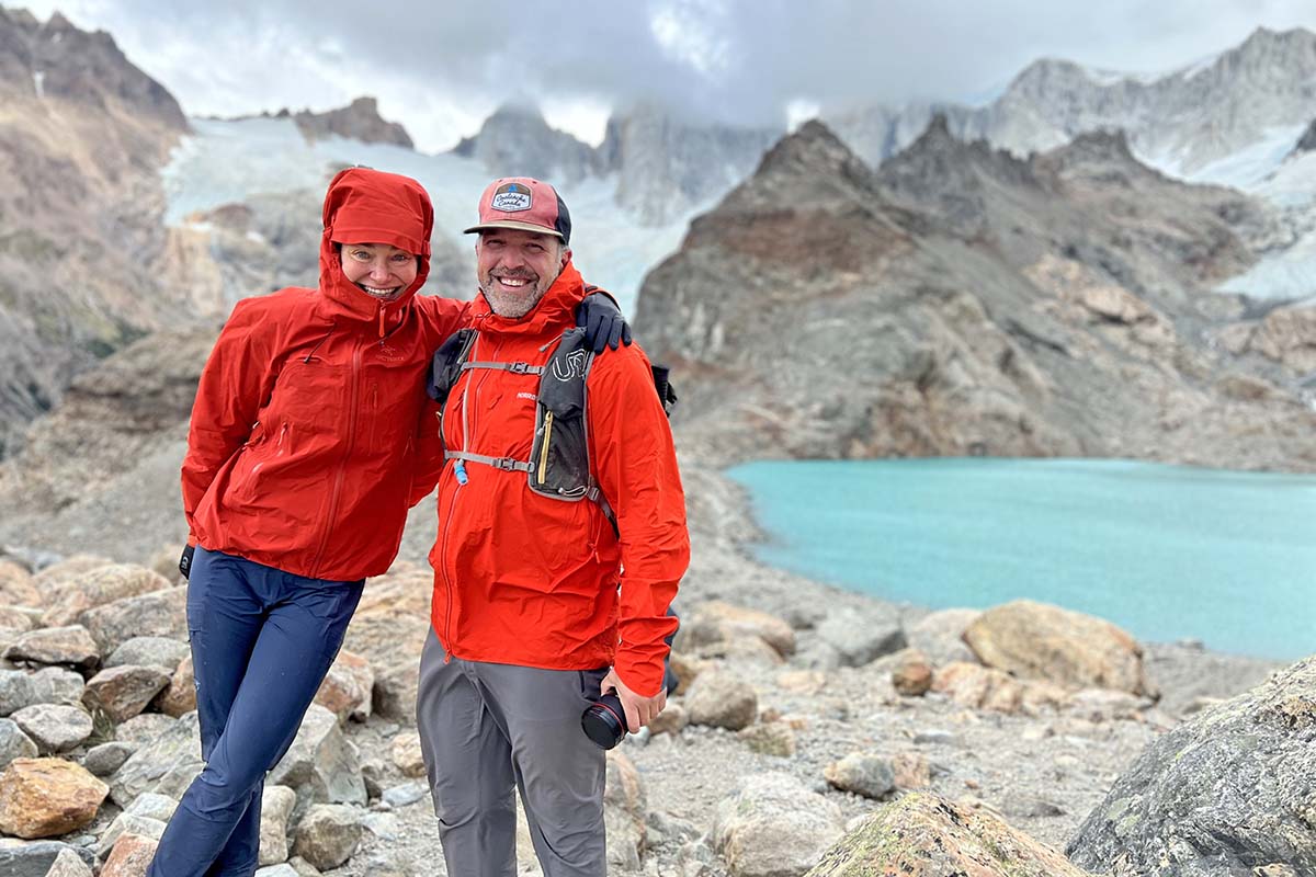 Brian and Sasha at Laguna de los Tres