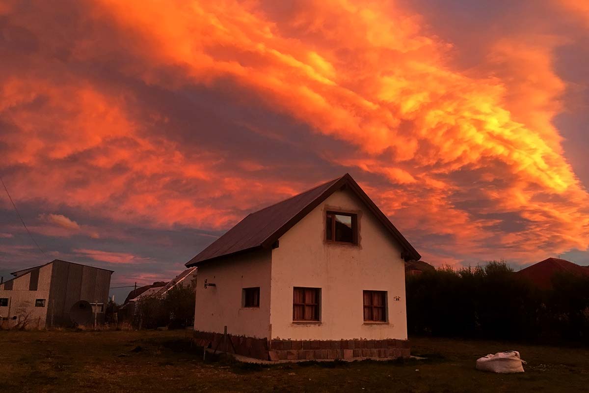 El Chalten (sunset house)