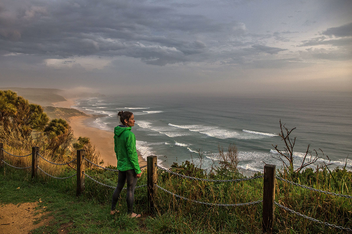 Great Ocean Walk (overlooking coastline at sunset)