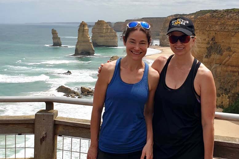 Great Ocean Walk (selfie at twelve apostles)