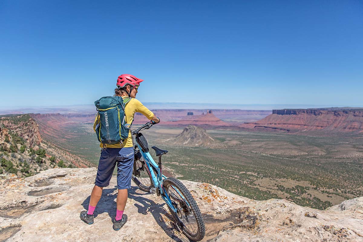 Viewpoint over Utah while bikepacking