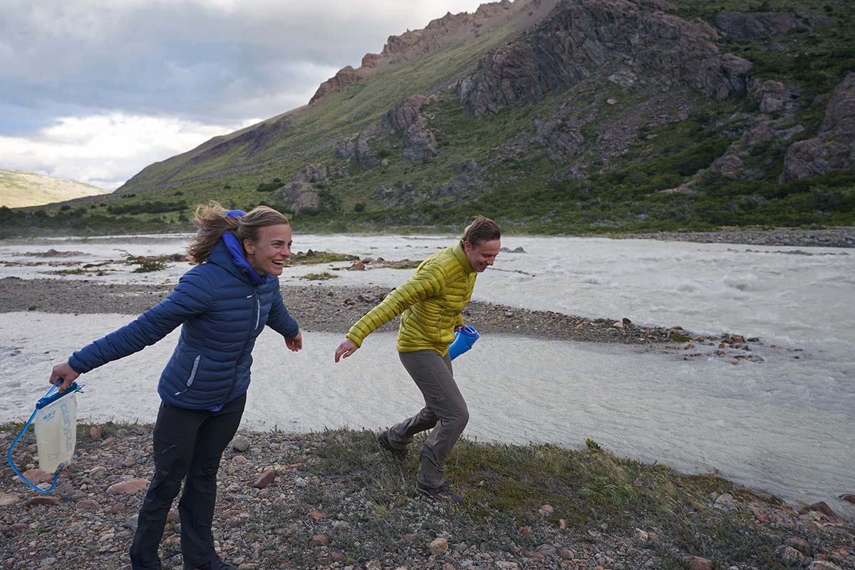 Hiking El Chaltén (strong wind)