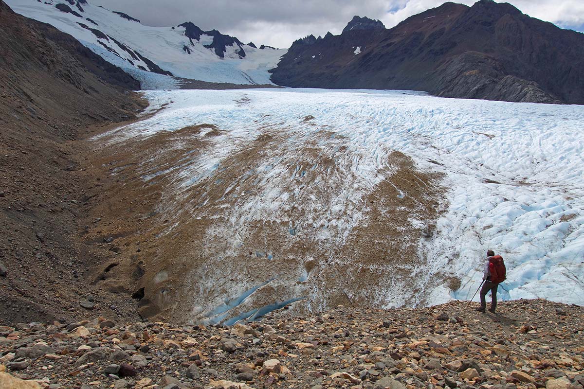 Hiking Huemul Circiut (glacier view)