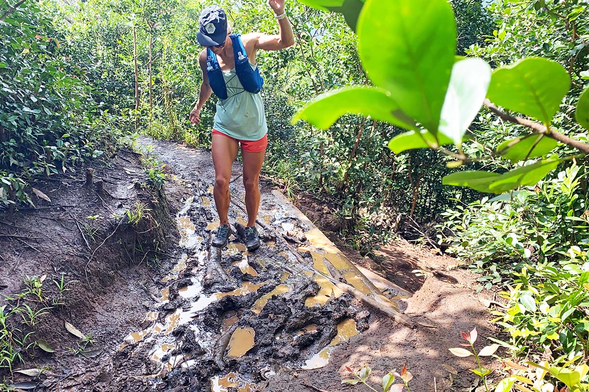 Muddy trail (hiking in Kaua'i)