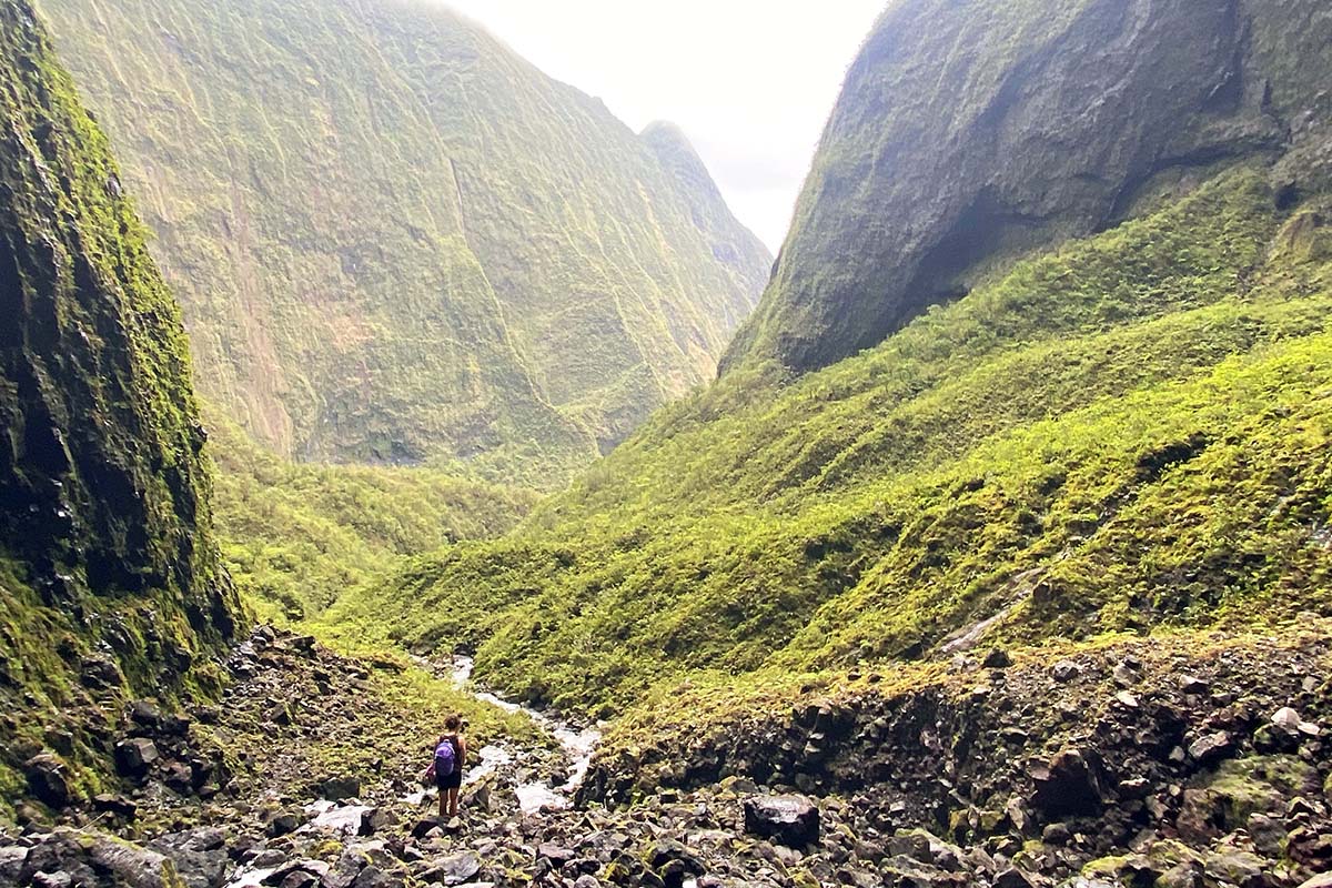 View from Weeping Wall (hiking in Kaua'i)