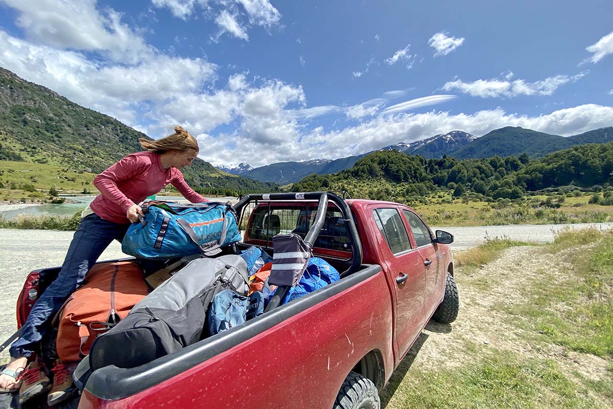 Packing truck beside the Carretera Austral (Patagonian Chile)