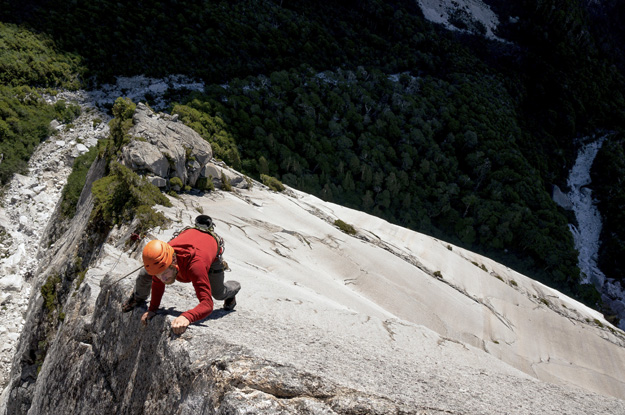 Cochamo Chile climber