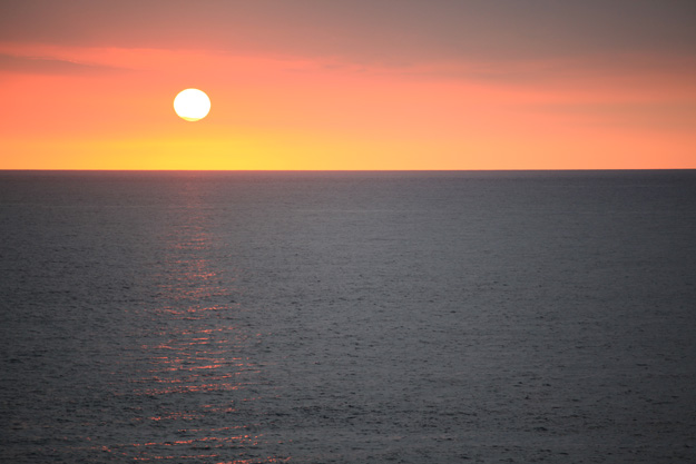 Sunset from the South Kona region of the Big Island, Hawaii