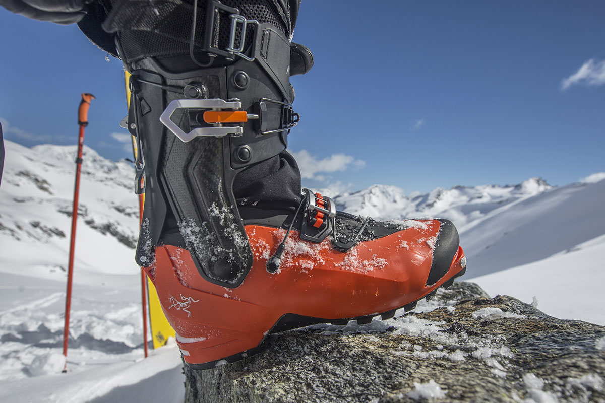 Arc'teryx Procline Carbon Support (boot close-up)