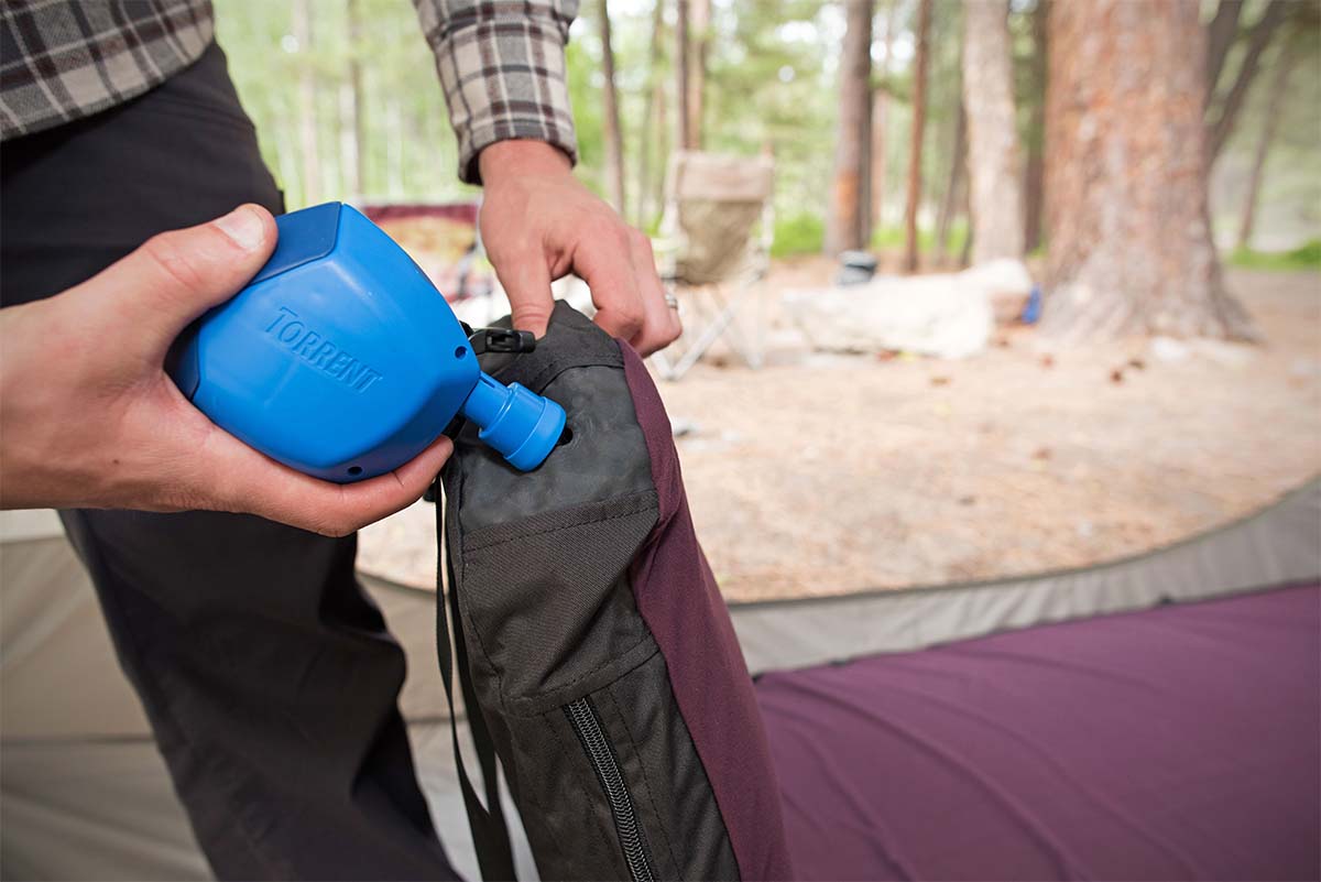 Camping mat (inflation pump)
