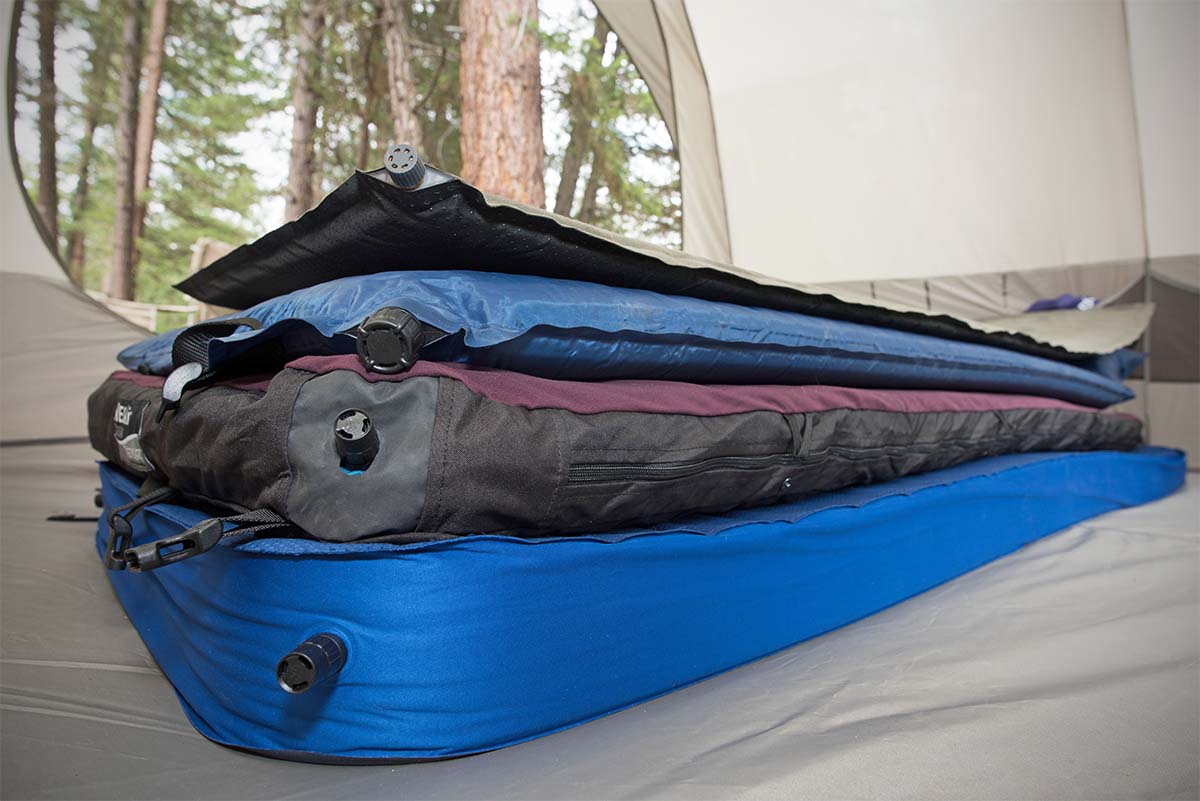 Camping mats (thickness comparison)