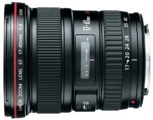 Canon 17-40mm f4 lens
