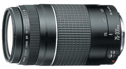 Canon 75-300mm f:4-5.6 III lens