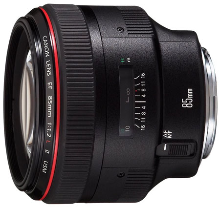 Canon 85mm f1.2 EF lens