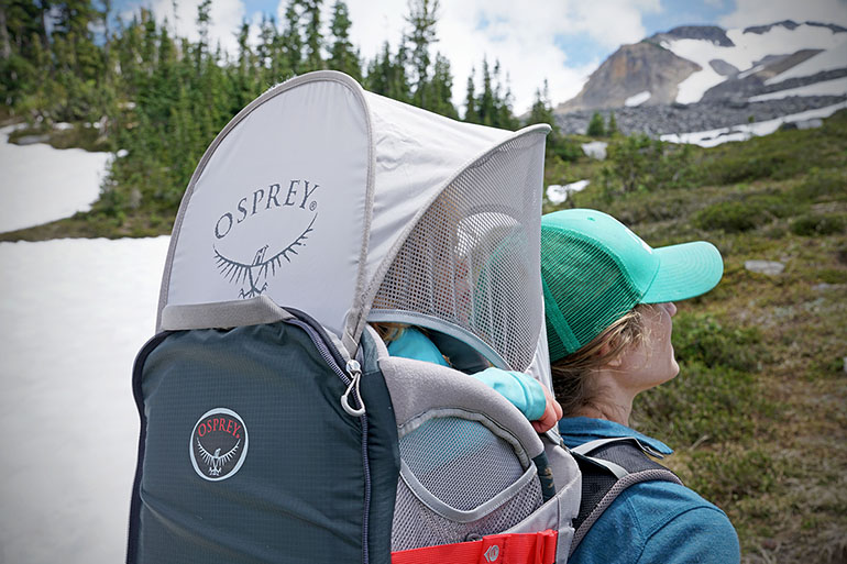 baby backpack with canopy