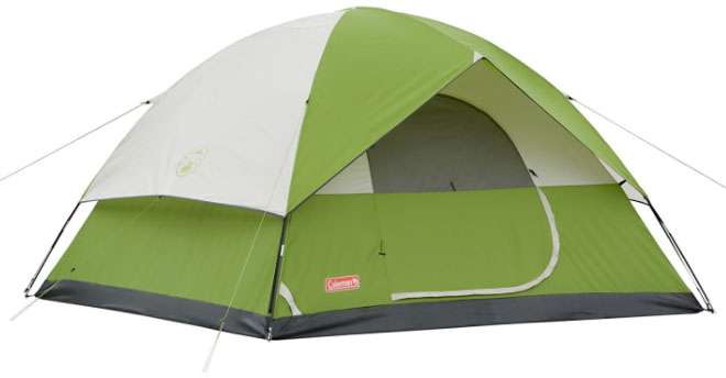 Coleman Sundome 6 (green) camping tent