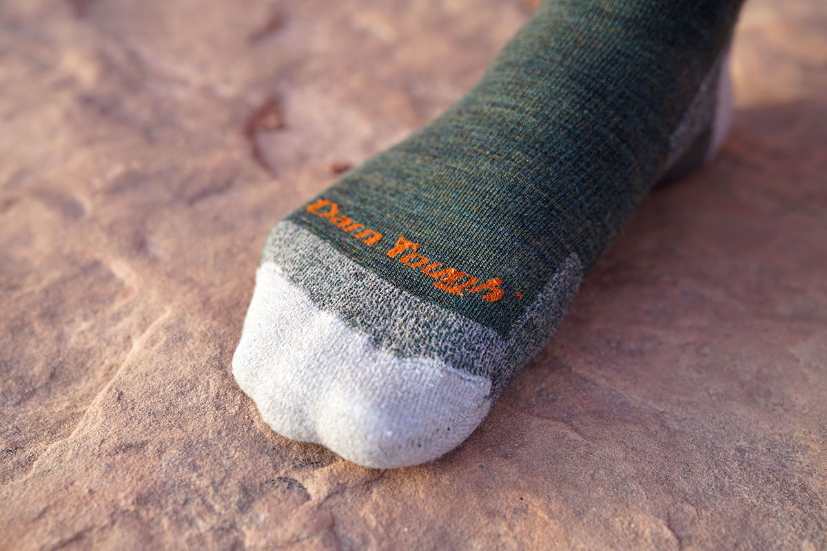 It's hard to believe, but these Darn Tough's are 5 years old and are still in great shape Hiking sock (Darn Tough durability)
