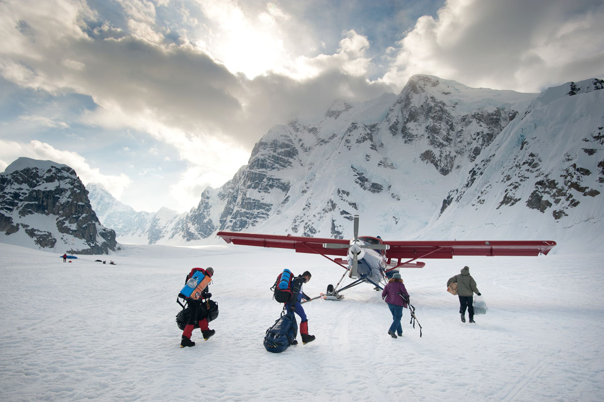 Denali base camp