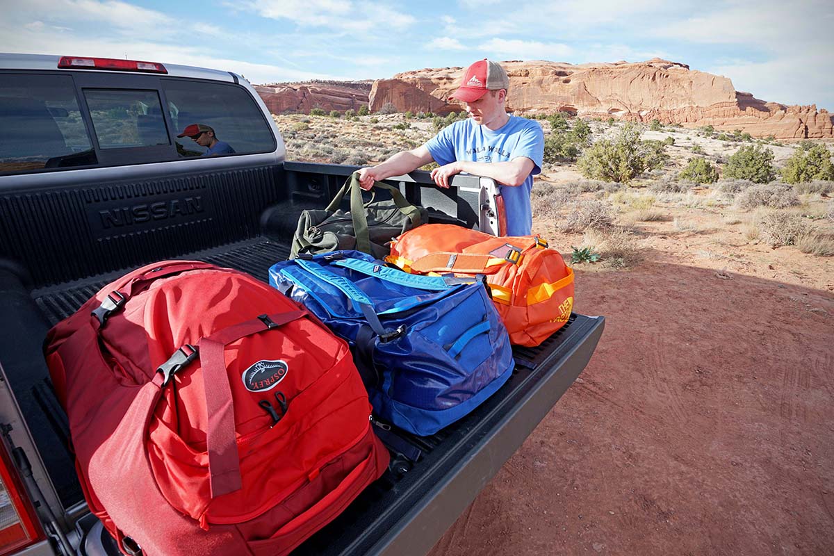 Duffel bags are offered in a wide range of capacities Duffel Bags (truck bed)
