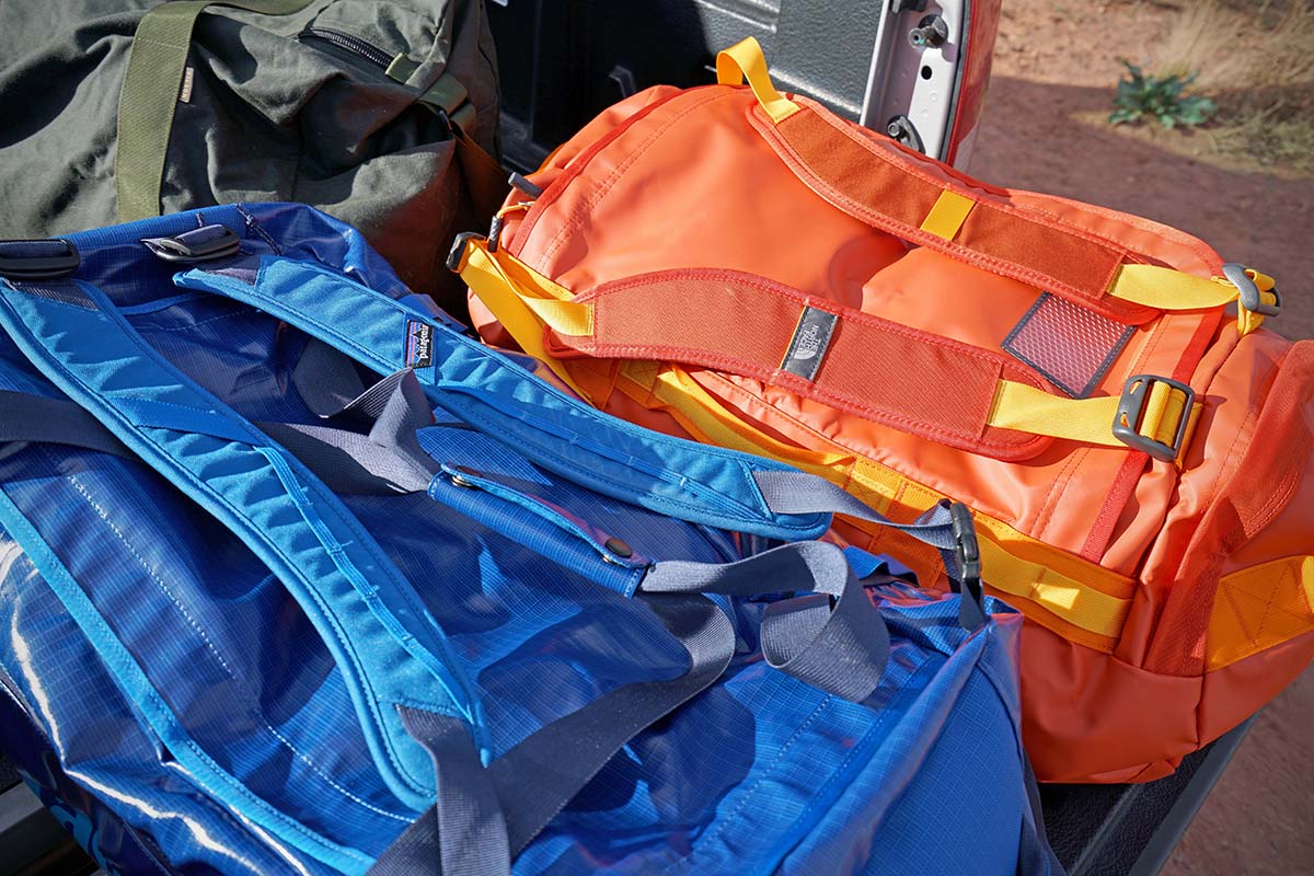 roller duffel backpack