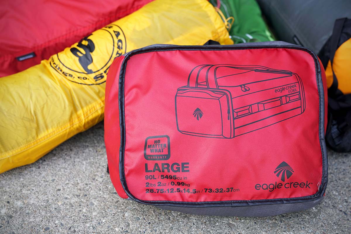 If packability and weight are important, it's better to choose a non-rolling duffel Duffels (stuffed)