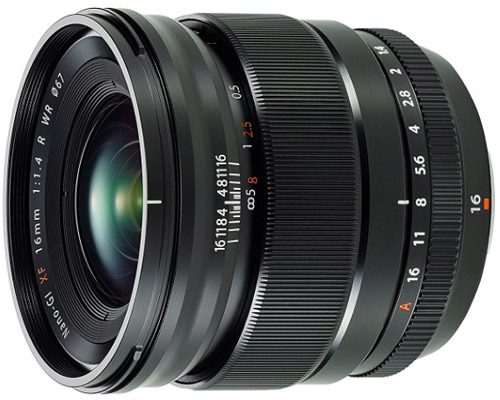 Fujifilm 16mm f1.4 lens