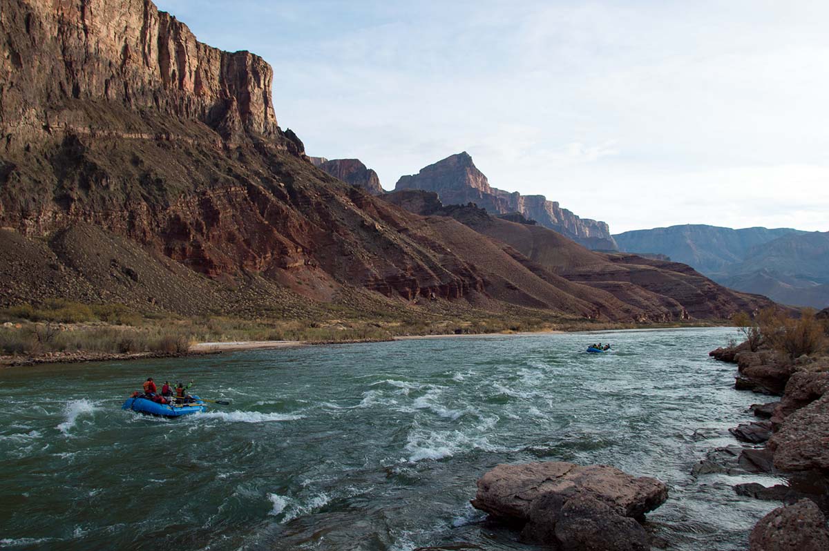 Grand Canyon rafting (small rapids)