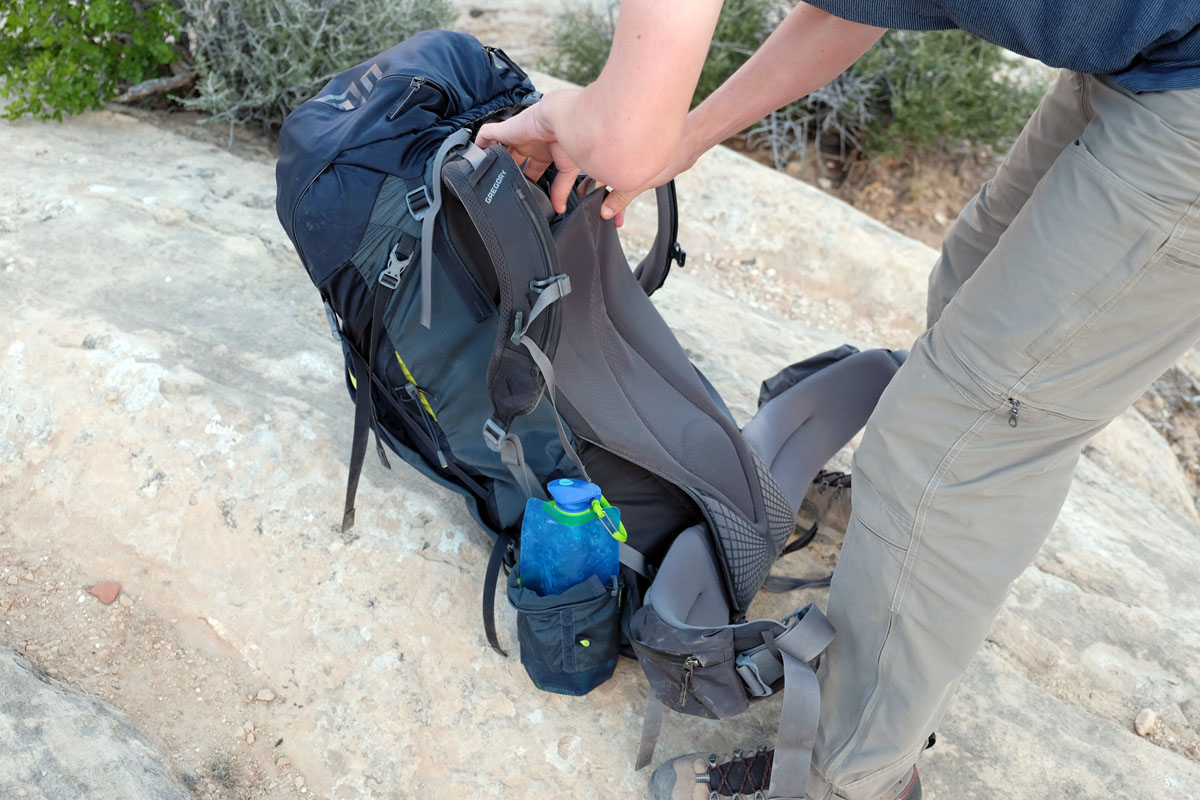 Gregory Baltoro 65 backpack adjustments