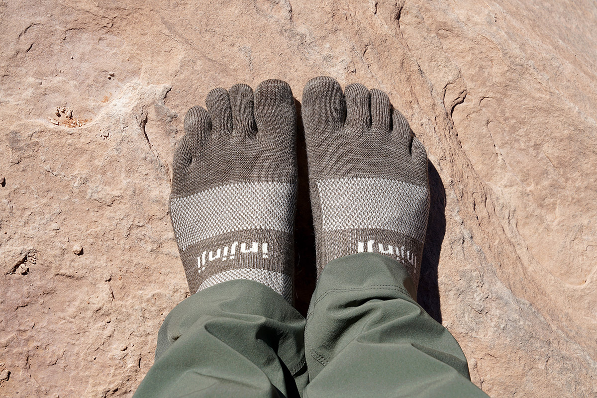 Injinji's unique toe socks are designed to minimize hotspots and discomfort Hiking socks (Injinji toes socks)
