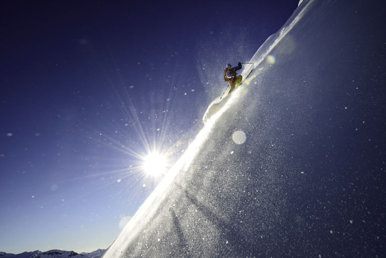 Jason Hummel steep skiing