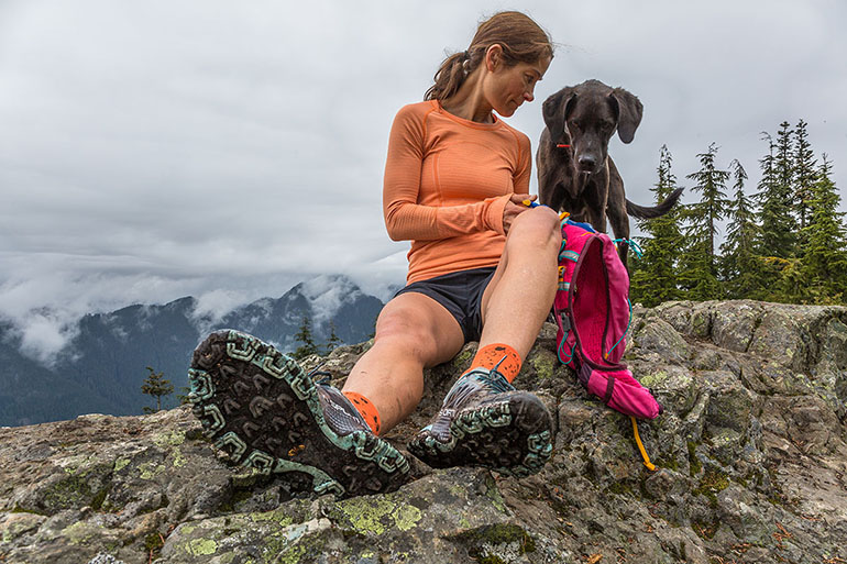 La Sportiva Bushido and trail dog