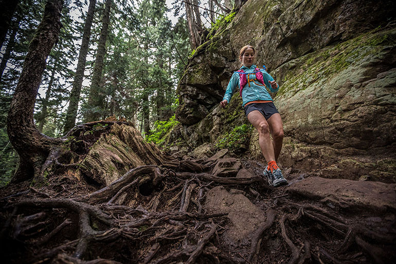 La Sportiva Bushido descending