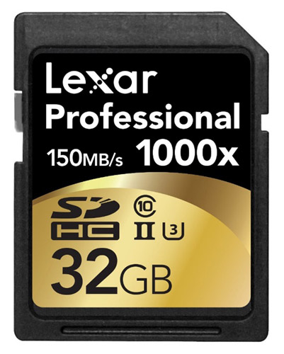 Lexar Professional 1000x SD memory card