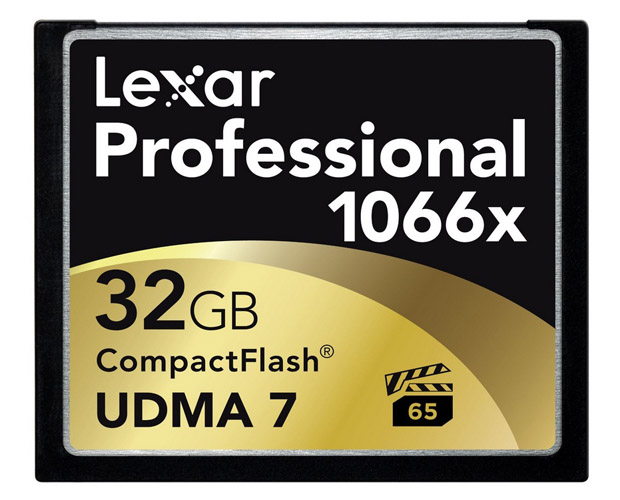 Lexar Professional CF memory card