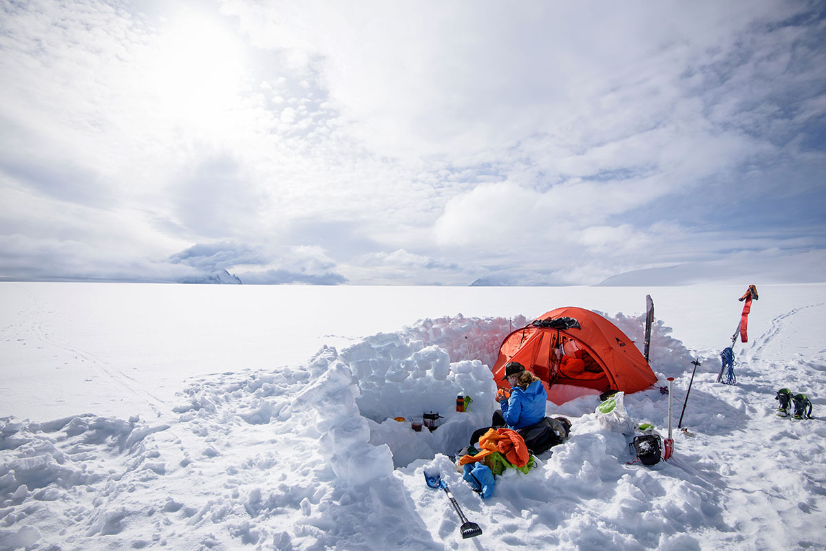 MSR Remote tent (snow field)