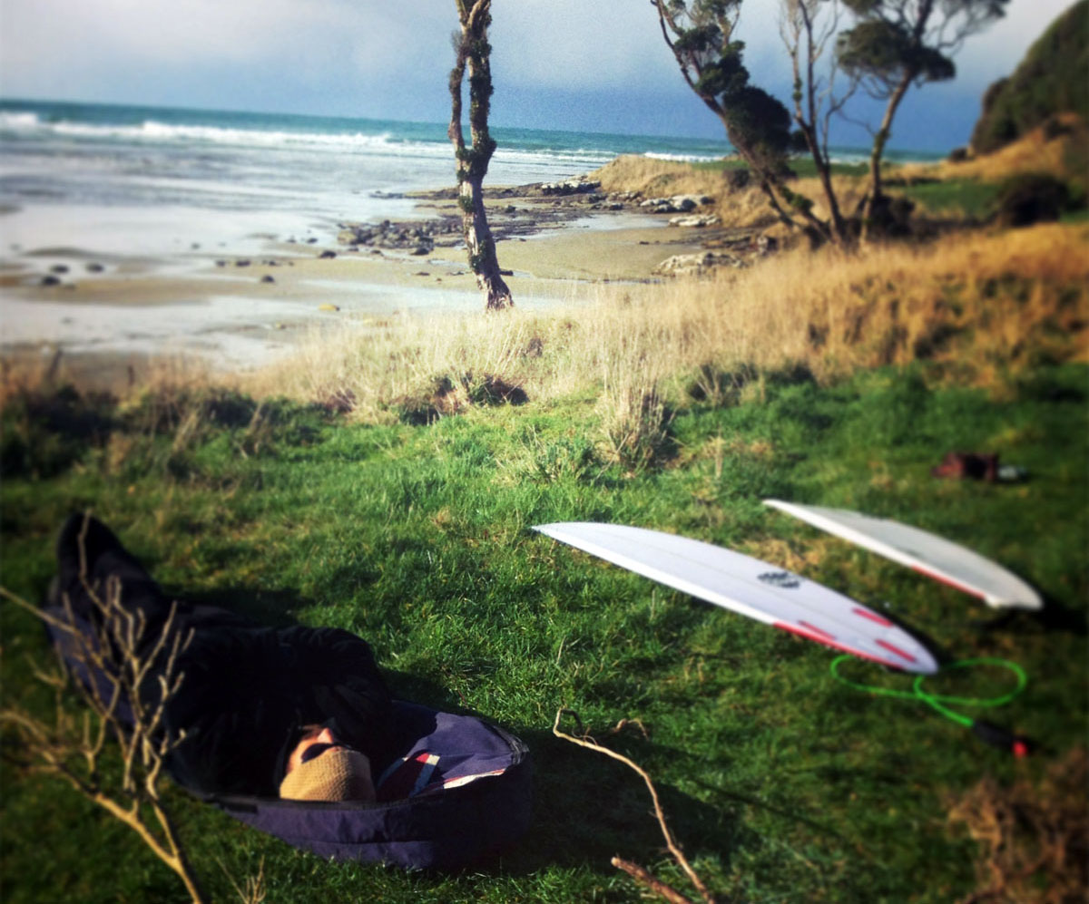 New Zealand Surfing Beach