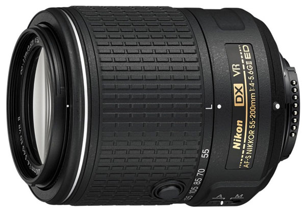 Nikon 55-200mm VR ED lens