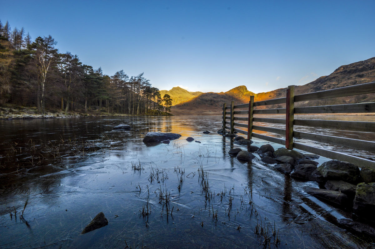 Nikon D3200 frozen lake