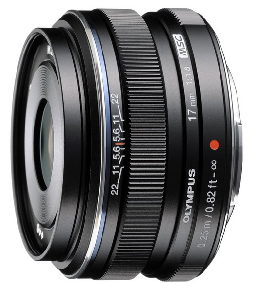 Olympus 17mm lens (black)