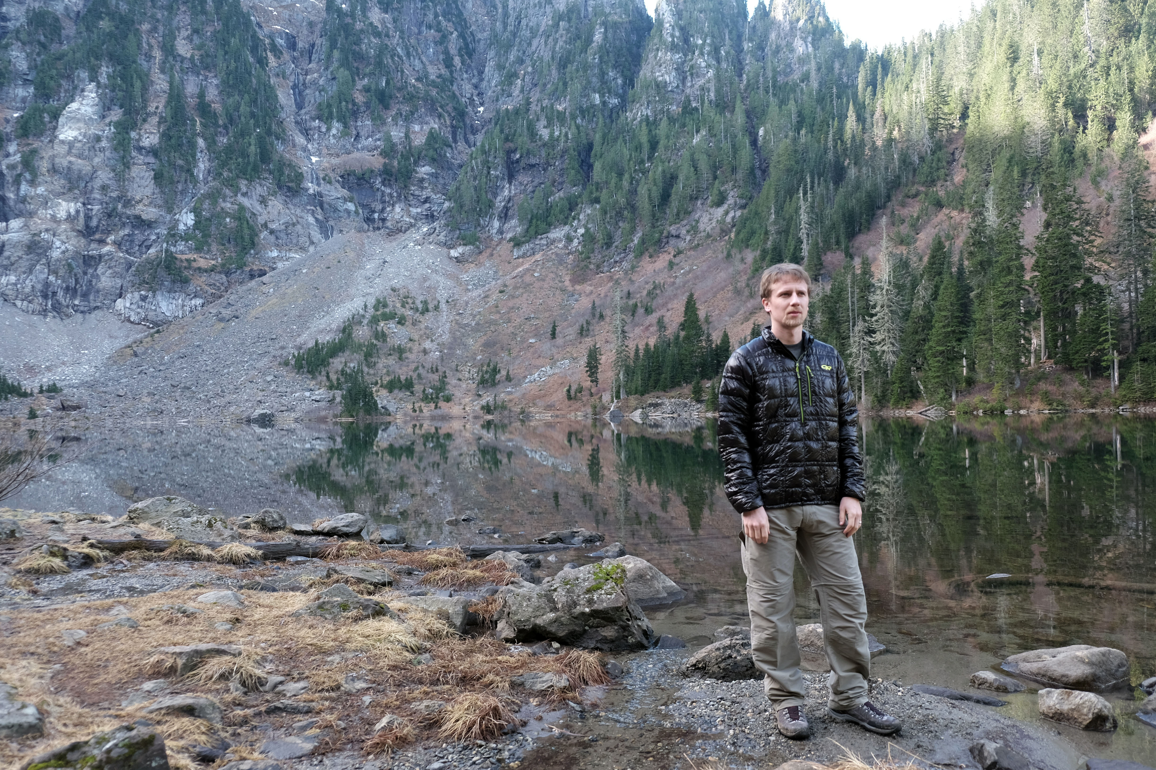 Outdoor Research Filament Down Jacket mountain.