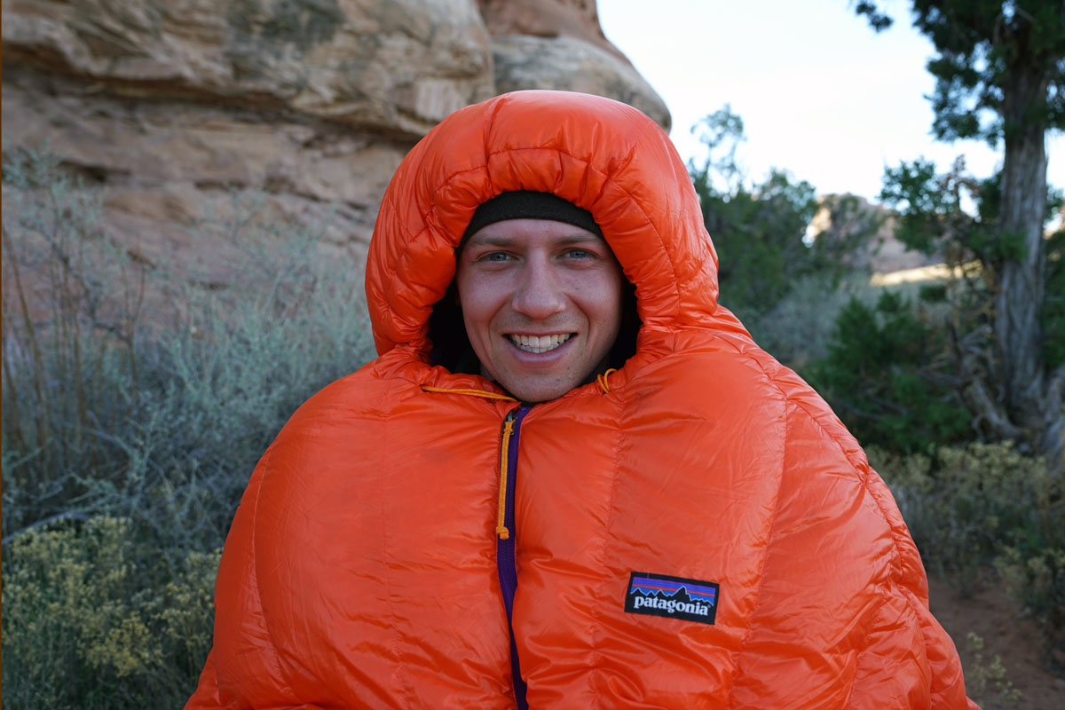 Patagonia 850 Down Sleeping Bag (hood)