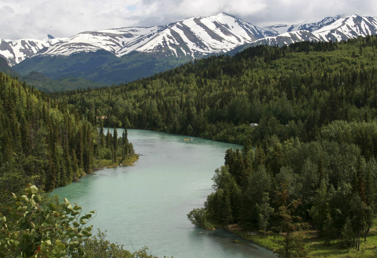 Rafting Kenai River