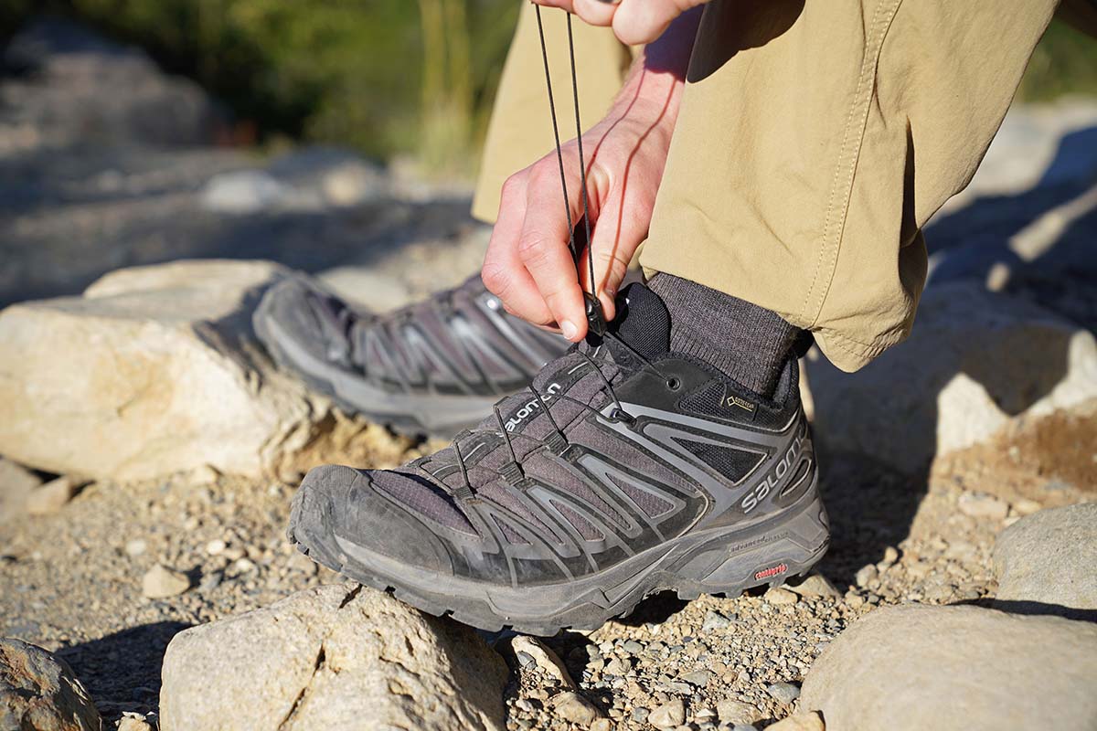 Salomon Mens X Ultra 3 Wide GTX Hiking Shoes 